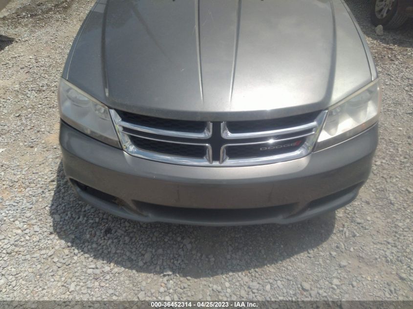 2013 Dodge Avenger Se VIN: 1C3CDZABXDN607168 Lot: 36452314