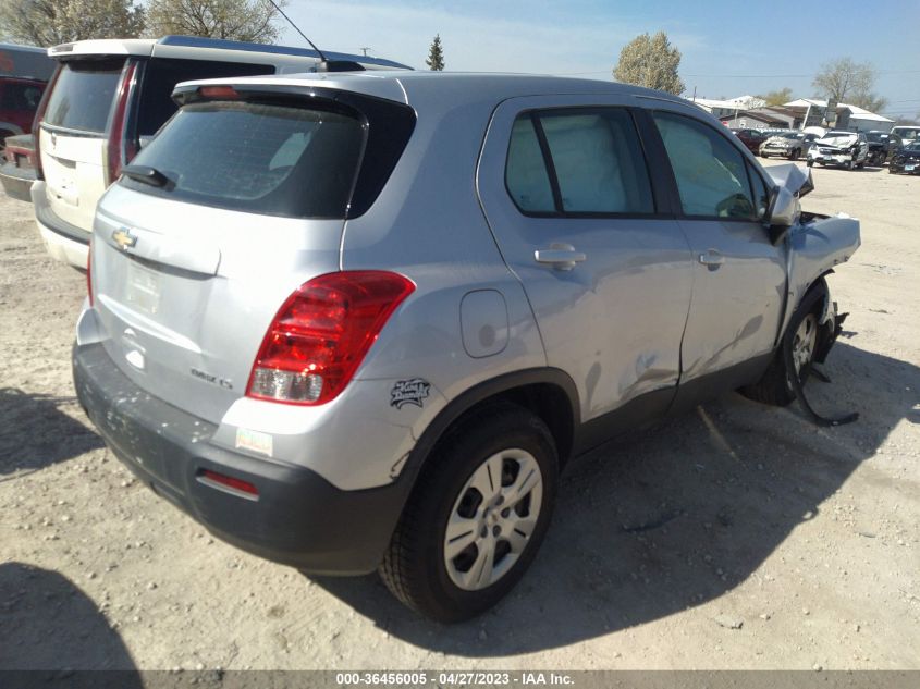 2016 Chevrolet Trax 1Ls VIN: 3GNCJKSB4GL260555 Lot: 36456005