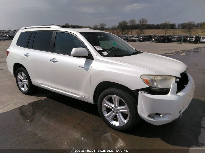 2008 Toyota Highlander Limited VIN: JTEES42A782060043 Lot: 36456201