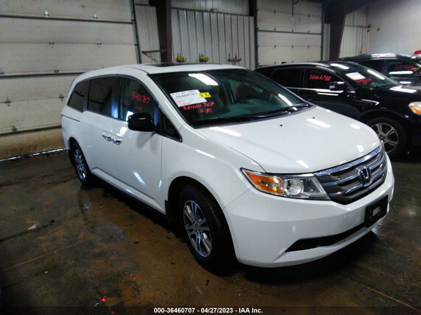 2013 Honda Odyssey Ex-L VIN: 5FNRL5H63DB062570 Lot: 40386923