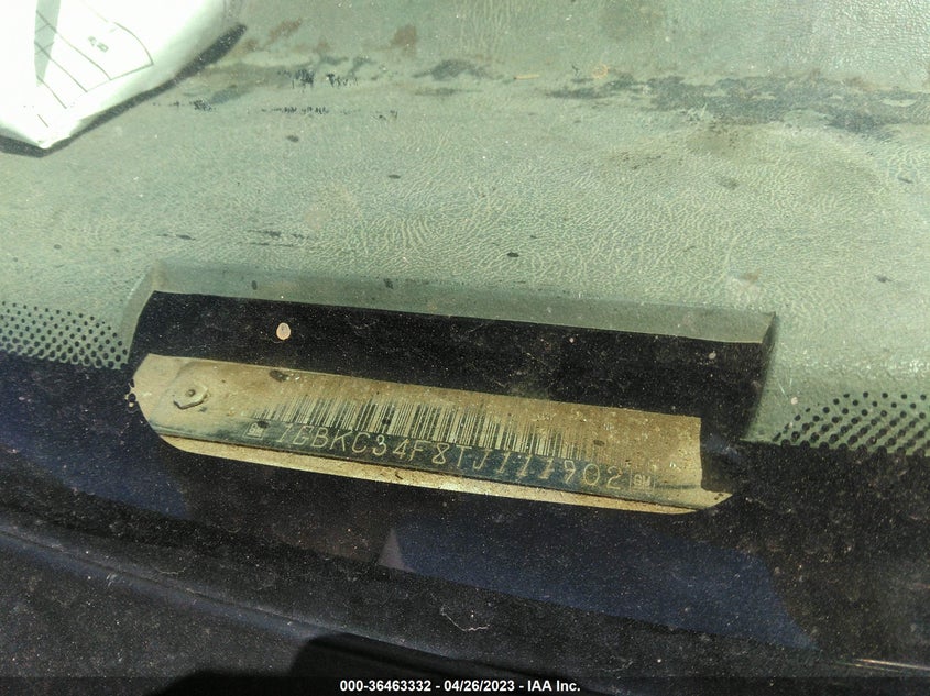 1996 Chevrolet Gmt-400 C3500-Hd VIN: 1GBKC34F8TJ111902 Lot: 36463332