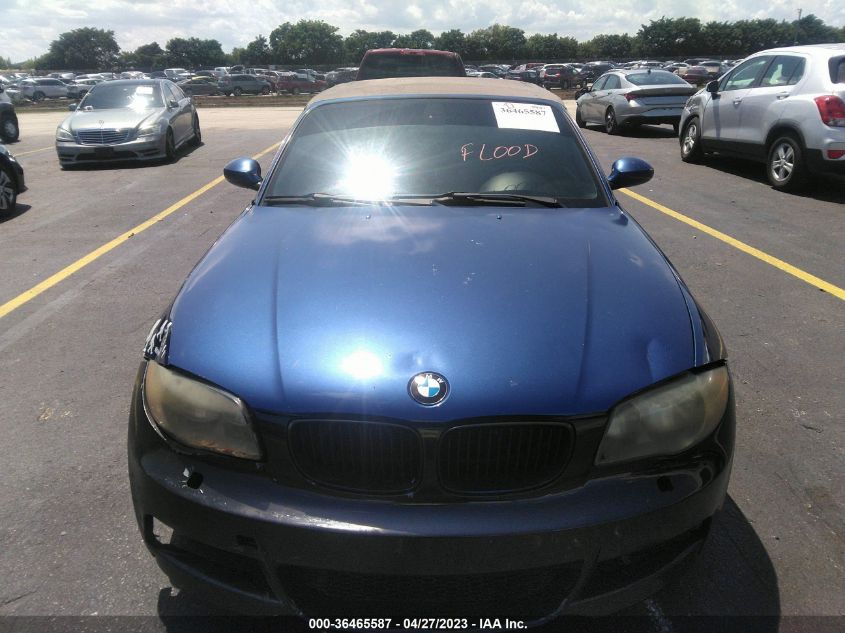 WBAUL73518VE89502 2008 BMW 128I