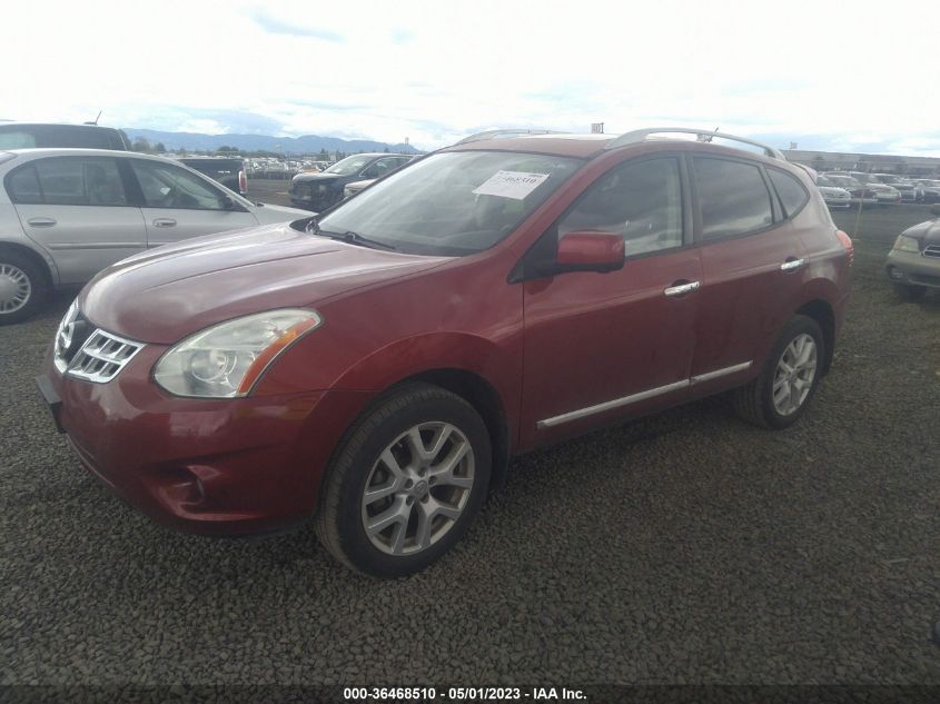 2012 Nissan Rogue Sv W/Sl Pkg VIN: JN8AS5MV4CW412204 Lot: 36468510