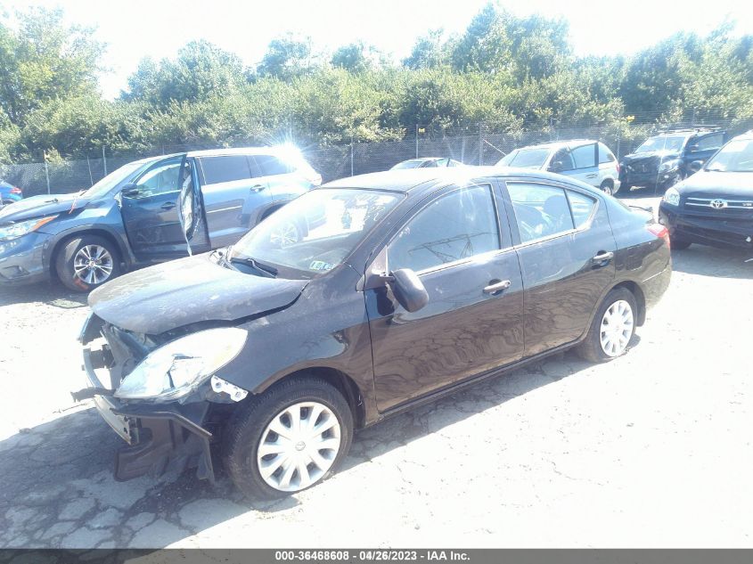 2014 Nissan Versa 1.6 S+ VIN: 3N1CN7APXEL859497 Lot: 36468608