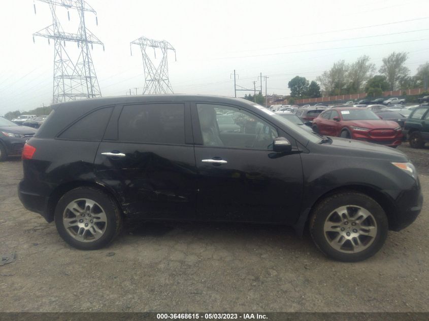 2009 Acura Mdx VIN: 2HNYD28219H530876 Lot: 40014981