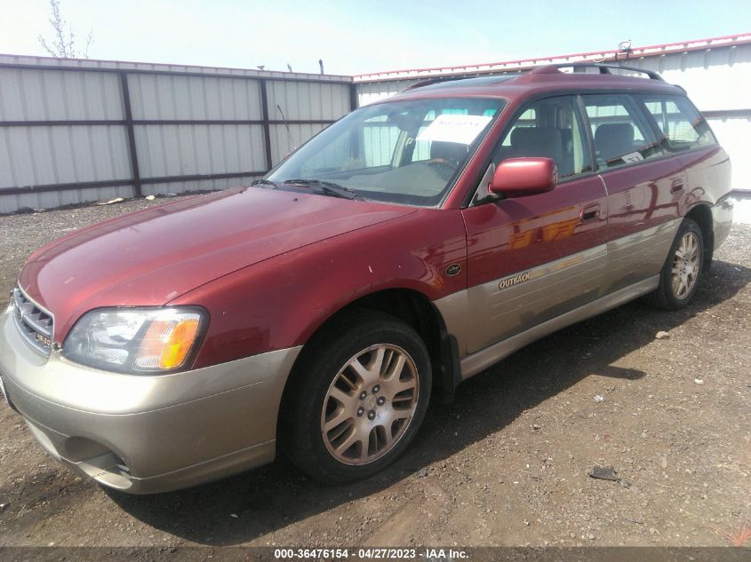 2002 Subaru Legacy Outback H6 L.l. Bean Edition VIN: 4S3BH806427664591 Lot: 36476154