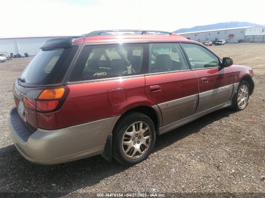 2002 Subaru Legacy Outback H6 L.l. Bean Edition VIN: 4S3BH806427664591 Lot: 36476154