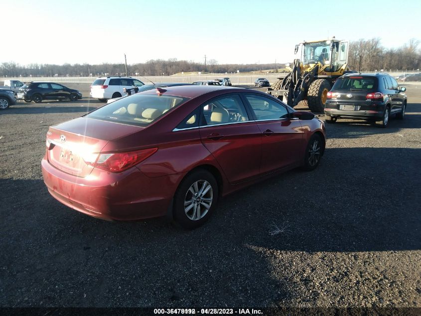 2012 Hyundai Sonata Gls VIN: 5NPEB4AC9CH453203 Lot: 36478192