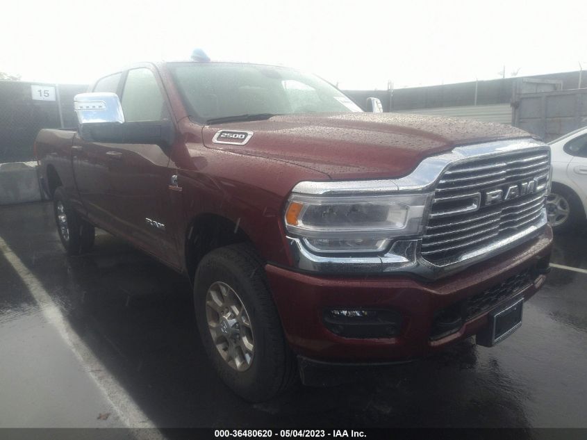 2023 Ram 2500 Laramie 4X4 6'4" Box VIN: 3C6UR5FL8PG523723 Lot: 36480620