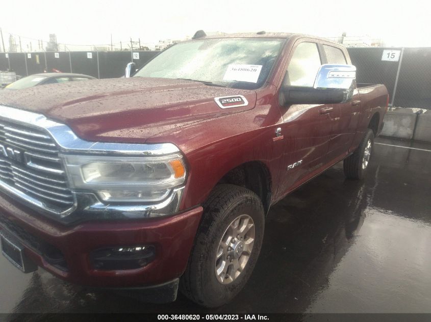 2023 Ram 2500 Laramie 4X4 6'4" Box VIN: 3C6UR5FL8PG523723 Lot: 36480620