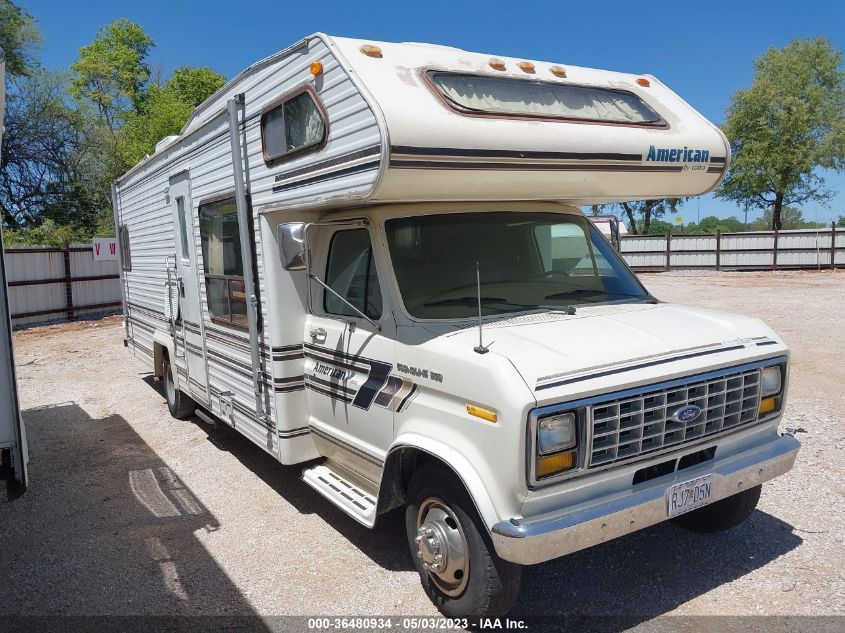 1988 Ford Econoline E350 Cutaway Van VIN: 1FDKE30GXJHB23778 Lot: 36480934