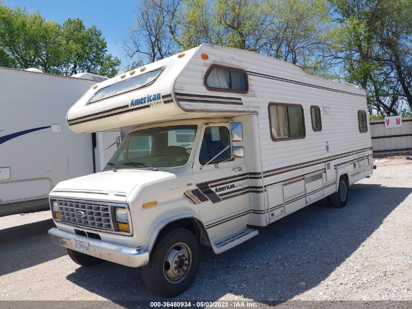 1988 Ford Econoline E350 Cutaway Van VIN: 1FDKE30GXJHB23778 Lot: 36480934