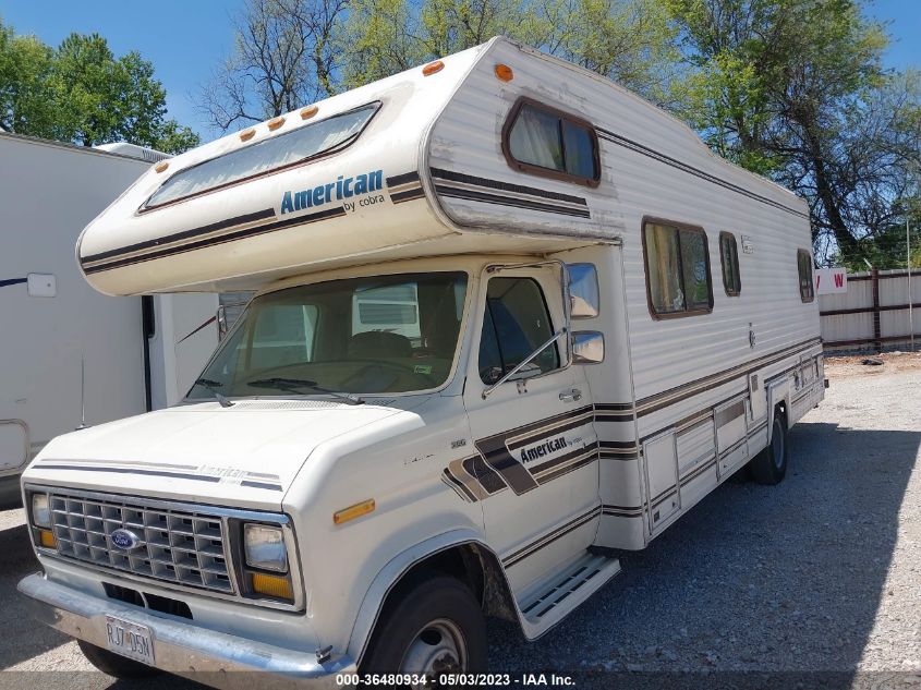 1988 Ford Econoline E350 Cutaway Van VIN: 1FDKE30GXJHB23778 Lot: 36480934