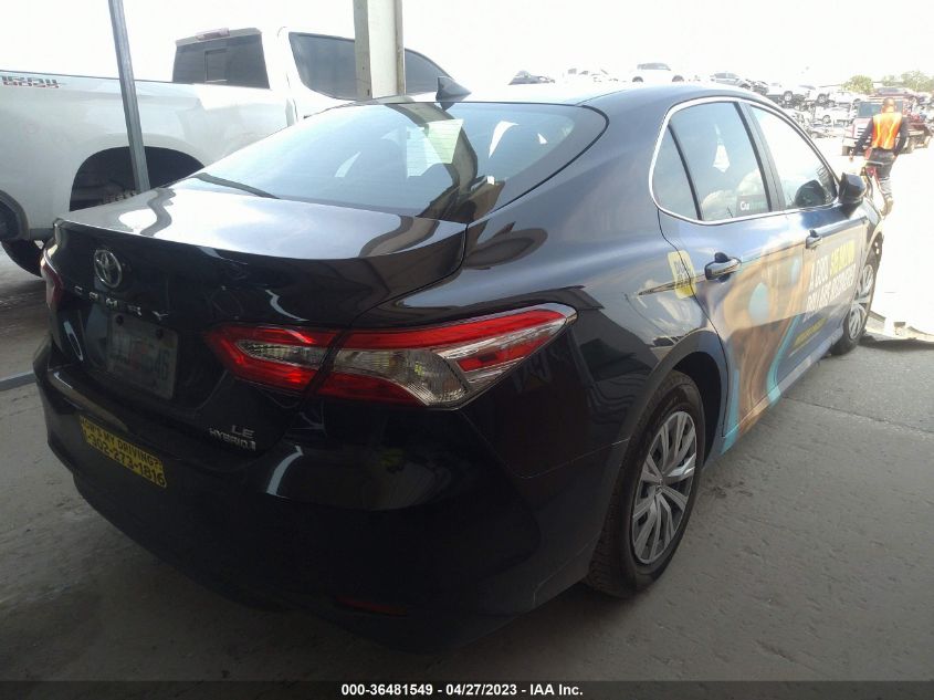 2020 Toyota Camry Le Hybrid VIN: 4T1C31AKXLU540460 Lot: 36481549