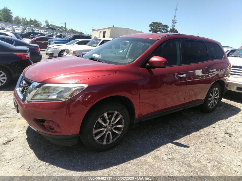 2014 Nissan Pathfinder S VIN: 5N1AR2MM8EC692545 Lot: 36482137