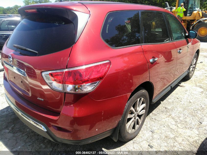 2014 Nissan Pathfinder S VIN: 5N1AR2MM8EC692545 Lot: 36482137