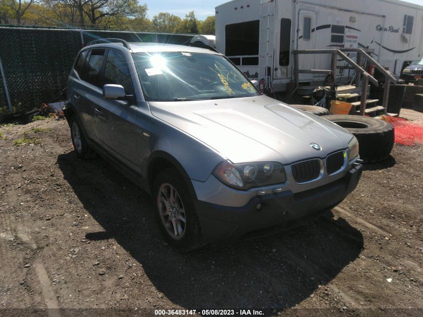 2004 BMW X3 2.5I VIN: WBXPA73464WB21921 Lot: 36483147