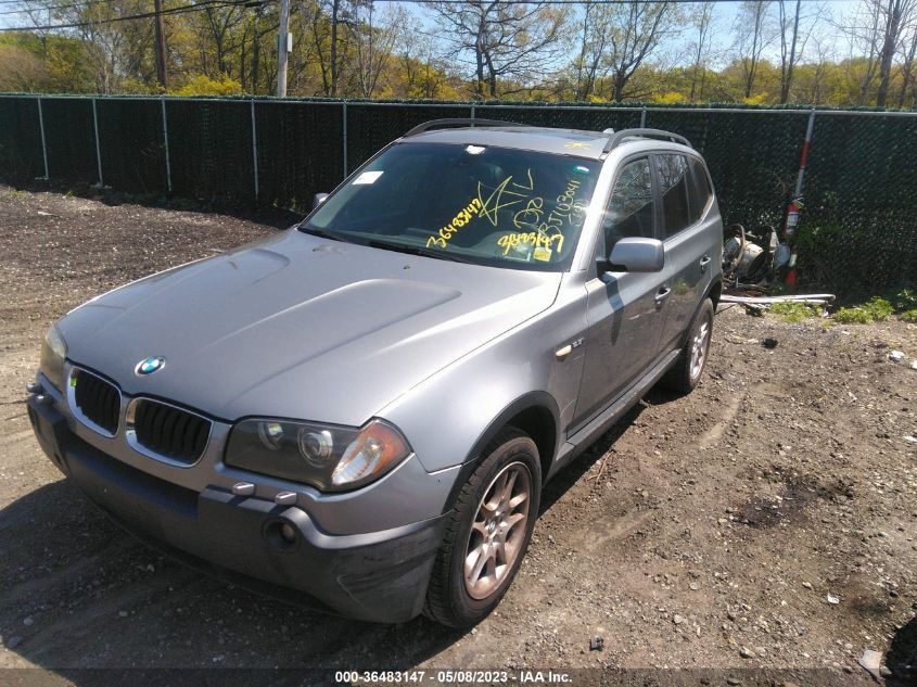 2004 BMW X3 2.5I VIN: WBXPA73464WB21921 Lot: 36483147