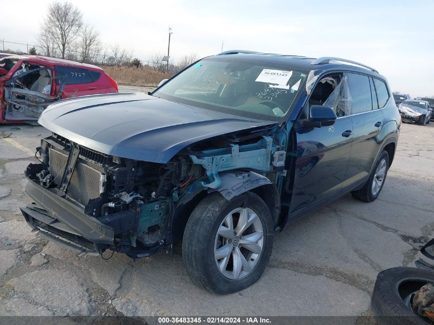 2018 Volkswagen Atlas 3.6L V6 Se VIN: 1V2KR2CA8JC579820 Lot: 36483345