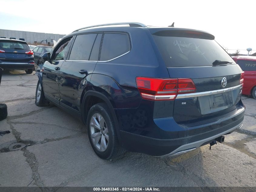 2018 Volkswagen Atlas 3.6L V6 Se VIN: 1V2KR2CA8JC579820 Lot: 36483345