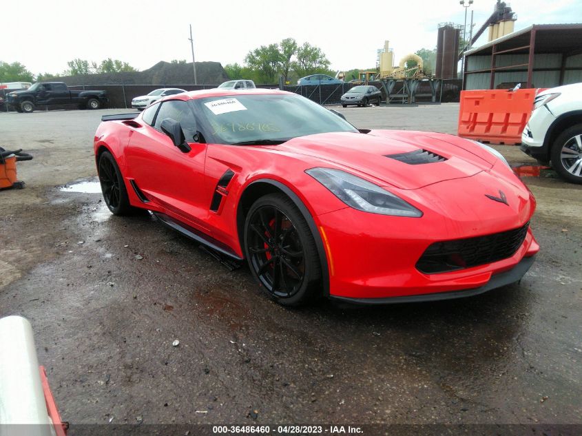 1G1YW2D79K5108300 2019 Chevrolet Corvette Grand Sport