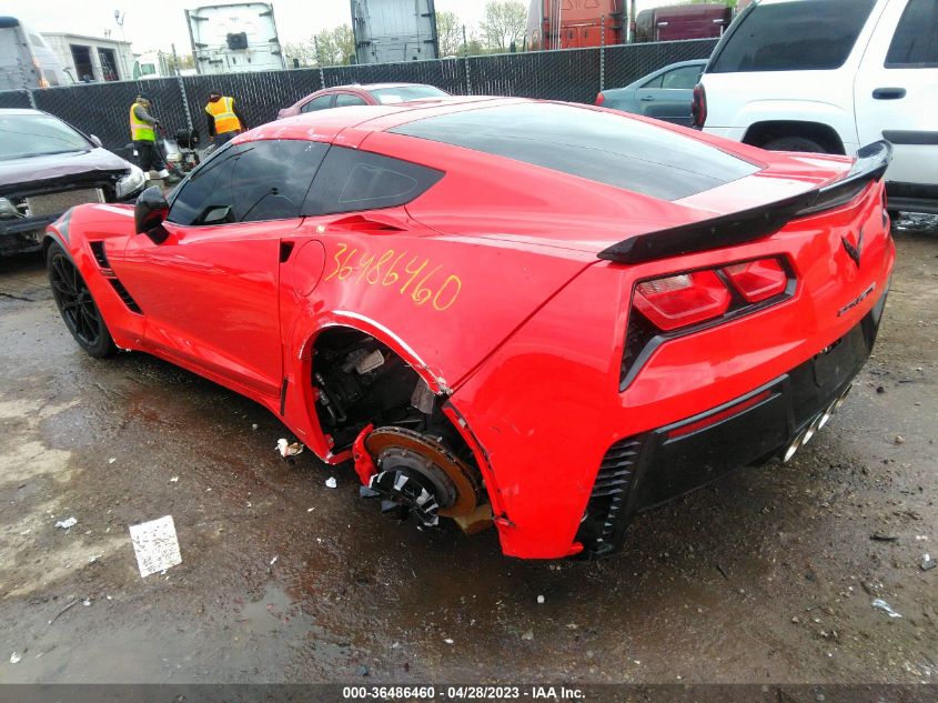 1G1YW2D79K5108300 2019 Chevrolet Corvette Grand Sport