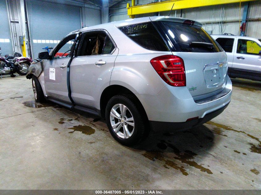 2016 Chevrolet Equinox Ls VIN: 2GNALBEK9G6311128 Lot: 36487005