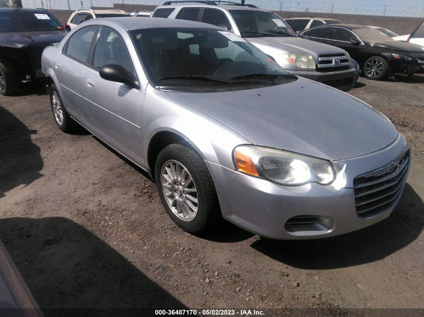 2004 Chrysler Sebring VIN: 1C3EL46R34N293643 Lot: 36487170