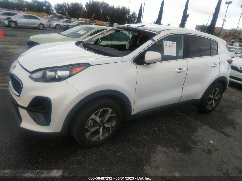 2021 Kia Sportage Lx VIN: KNDPM3AC0M7938672 Lot: 36487292