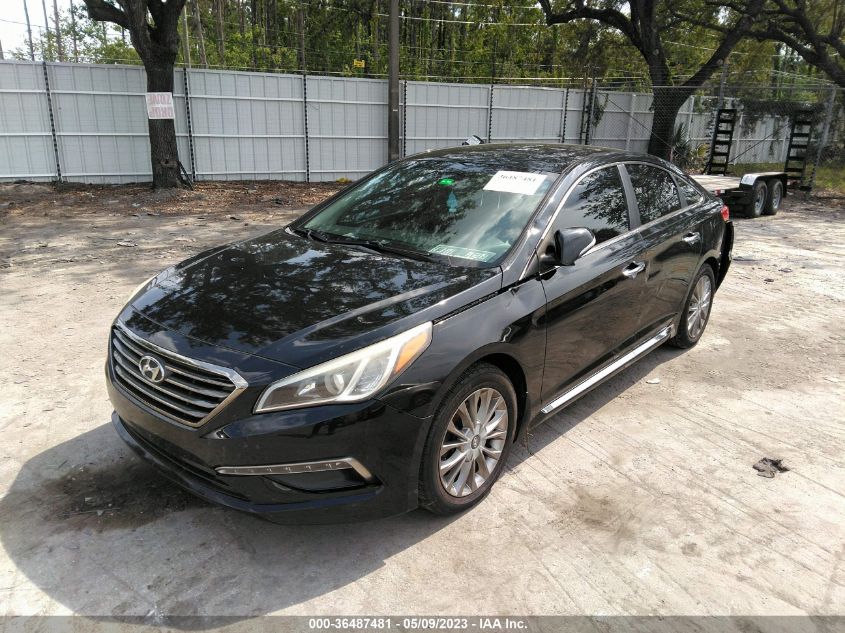 2015 Hyundai Sonata Limited VIN: 5NPE34AF0FH227546 Lot: 36487481