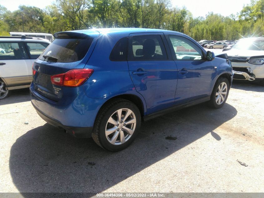 2015 Mitsubishi Outlander Sport Es VIN: 4A4AP3AW8FE035345 Lot: 36494356