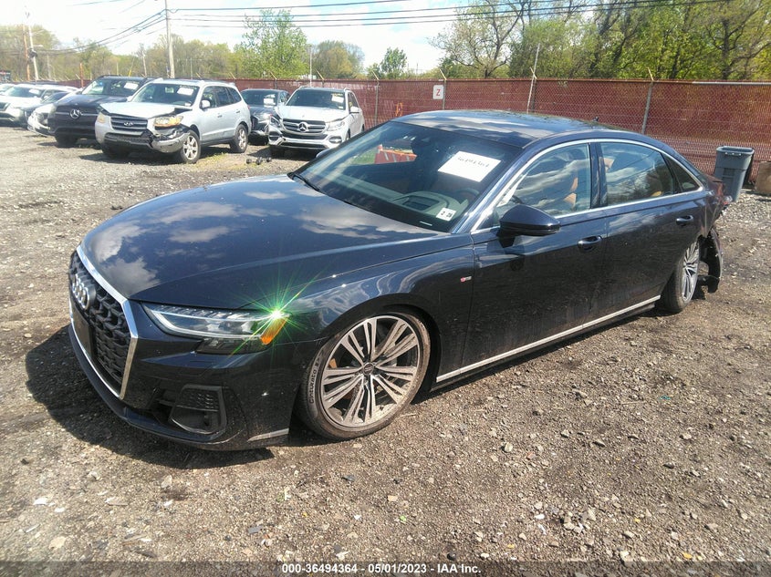 2023 Audi A8 L 55 Tfsi Quattro Tiptronic VIN: WAULDAF85PN005967 Lot: 36494364