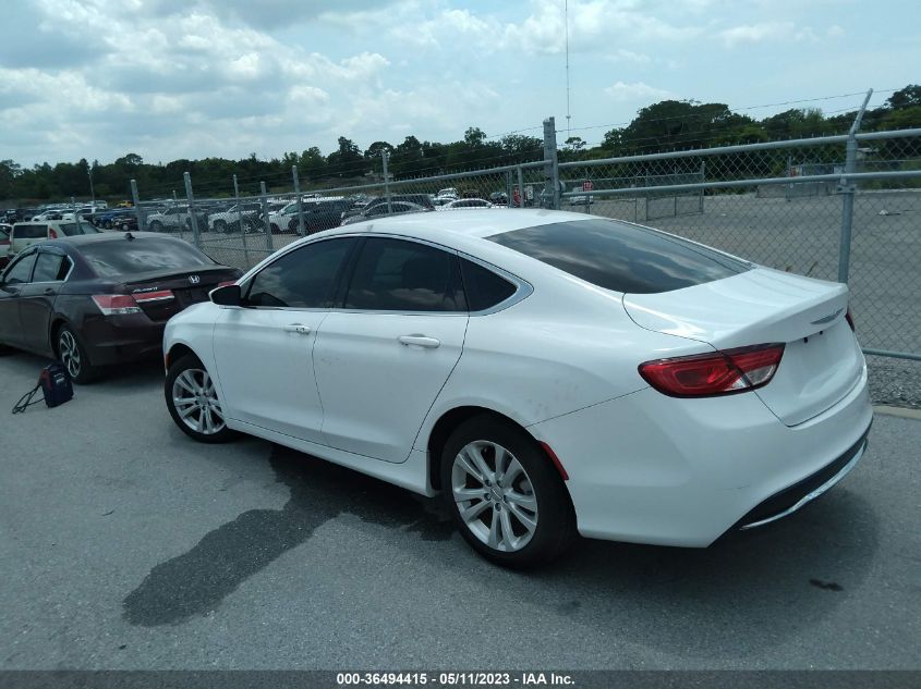 2015 Chrysler 200 Limited VIN: 1C3CCCAB2FN671613 Lot: 36494415