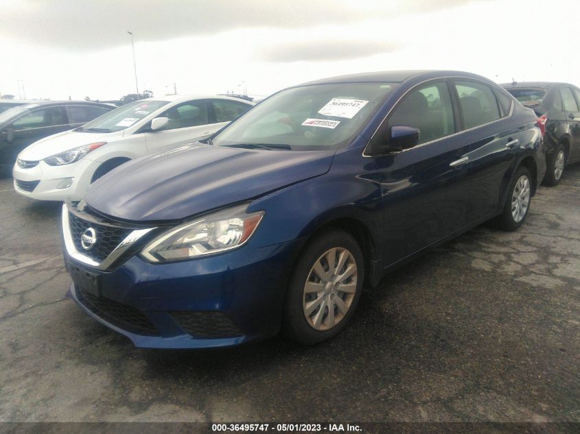 2017 Nissan Sentra Sv VIN: 3N1AB7AP2HY362077 Lot: 36495747