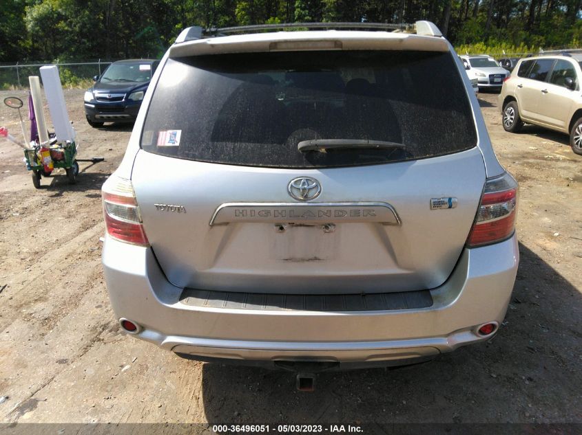 JTEEW41A882006532 2008 Toyota Highlander Hybrid