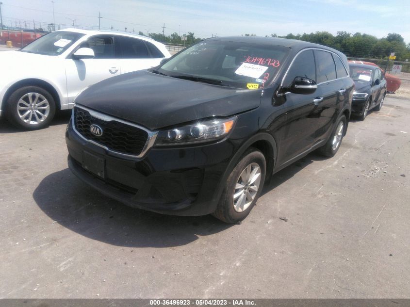 2019 Kia Sorento 2.4L Lx VIN: 5XYPG4A33KG500841 Lot: 36496923