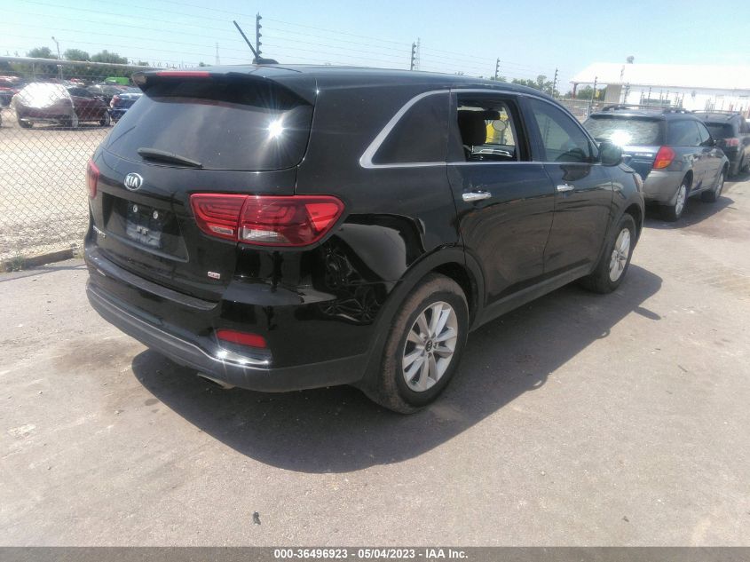 2019 Kia Sorento 2.4L Lx VIN: 5XYPG4A33KG500841 Lot: 36496923