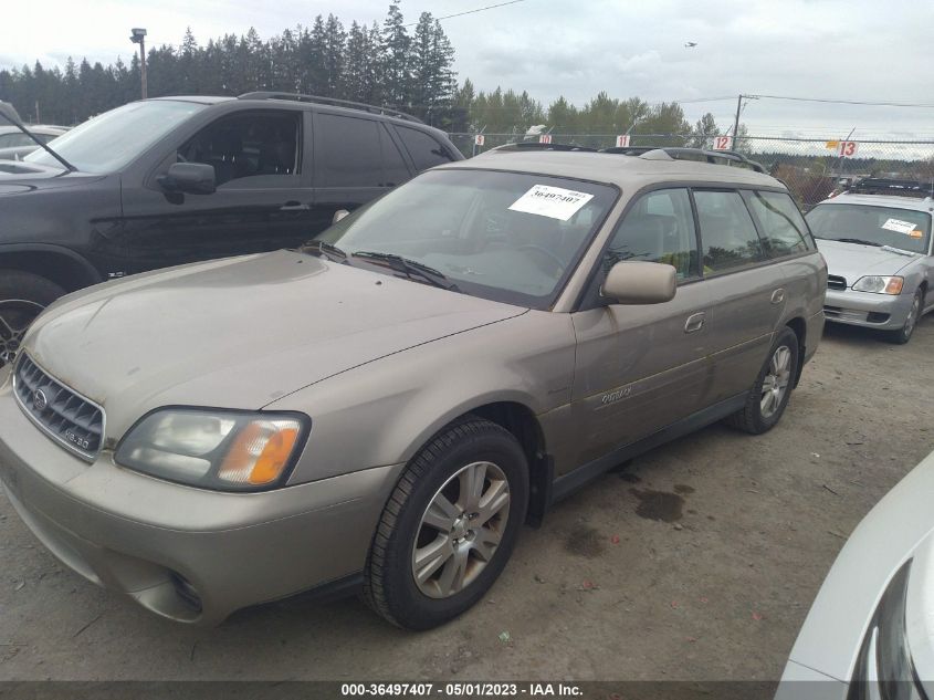 2004 Subaru Outback H6-3.0 W/35Th Anniversary Edition VIN: 4S3BH815147632352 Lot: 36497407