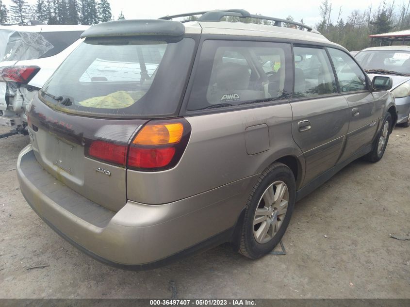 2004 Subaru Outback H6-3.0 W/35Th Anniversary Edition VIN: 4S3BH815147632352 Lot: 36497407