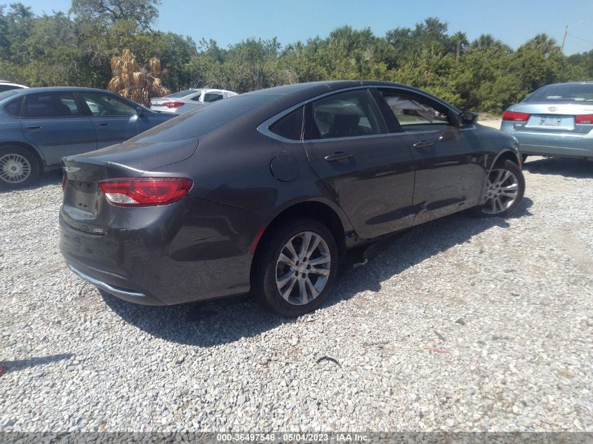 2015 Chrysler 200 Limited VIN: 1C3CCCAB6FN653695 Lot: 36497546