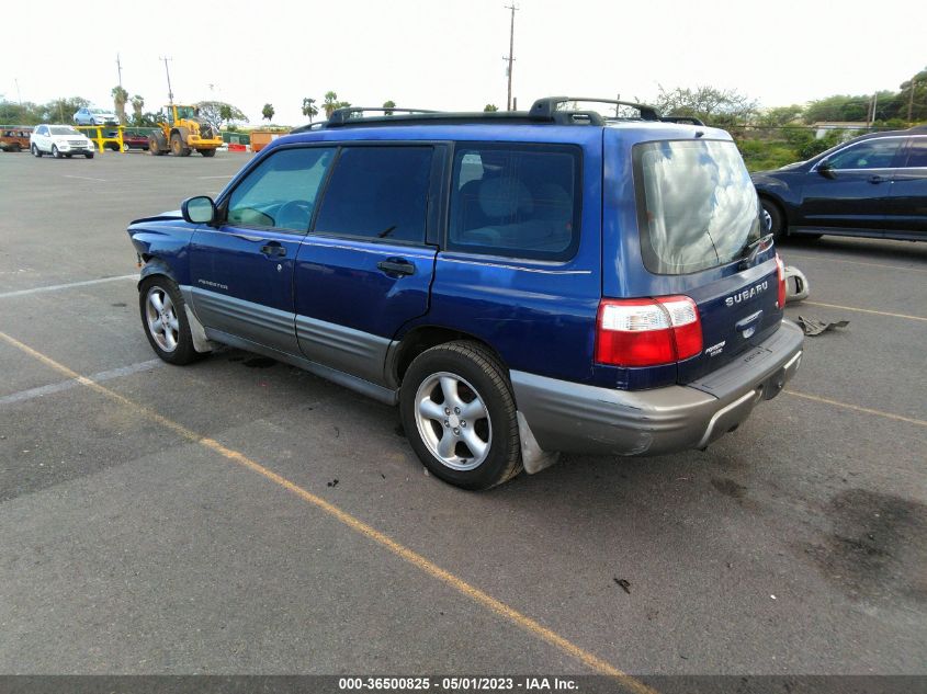 2002 Subaru Forester S VIN: JF1SF65542H738456 Lot: 36500825