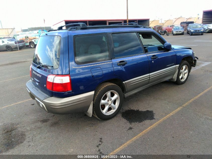 2002 Subaru Forester S VIN: JF1SF65542H738456 Lot: 36500825