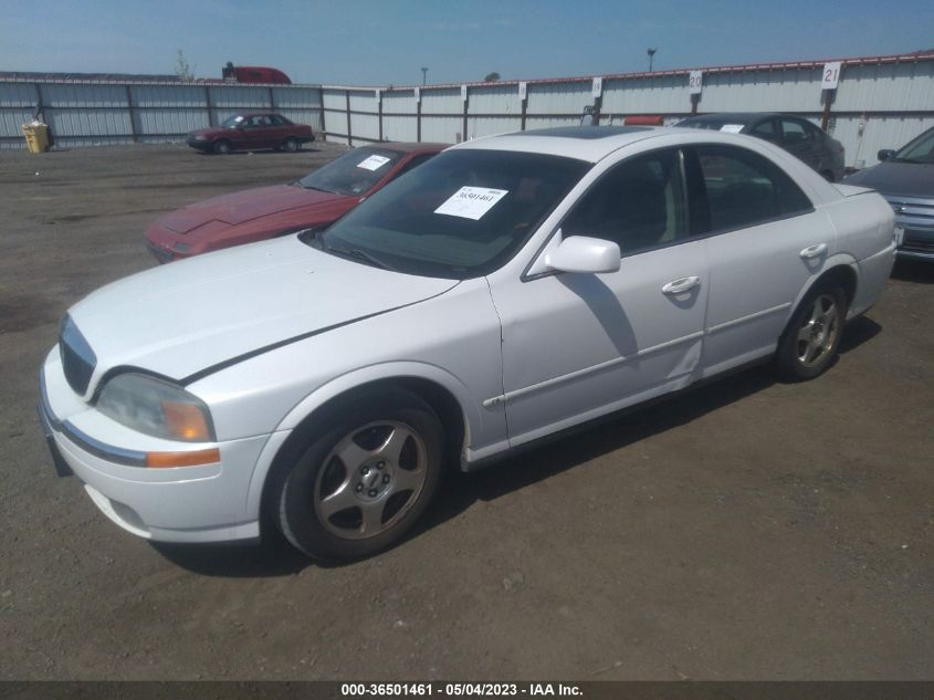 2000 Lincoln Ls V6 Auto/V6 Manual VIN: 1LNHM86S3YY766750 Lot: 36501461