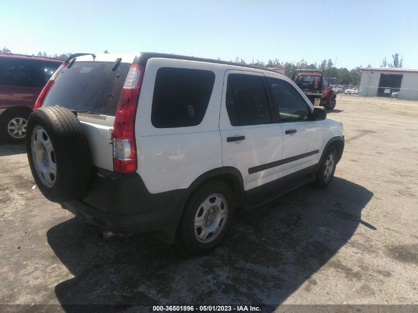 2006 Honda Cr-V Lx VIN: SHSRD68596U403766 Lot: 36501896