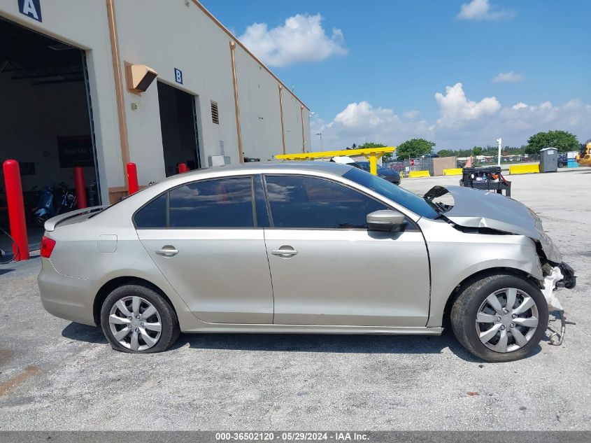 2012 Volkswagen Jetta 2.5L Se VIN: 3VWDP7AJ2CM453404 Lot: 36502120