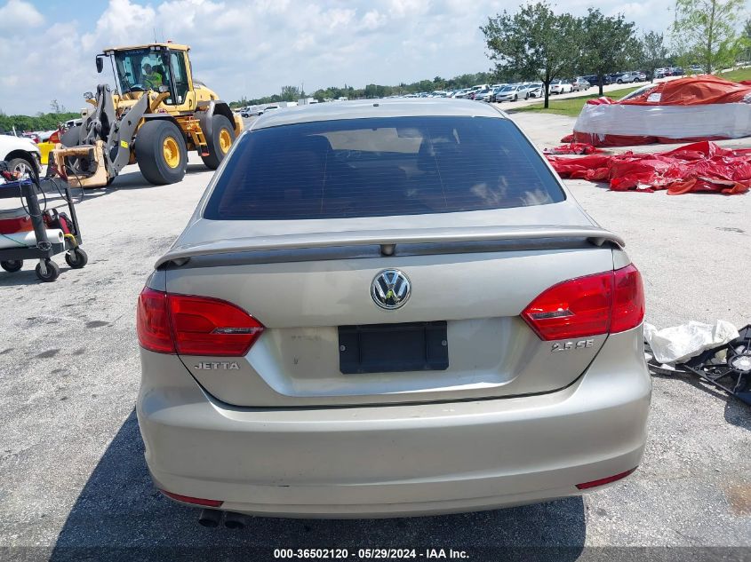 2012 Volkswagen Jetta 2.5L Se VIN: 3VWDP7AJ2CM453404 Lot: 36502120