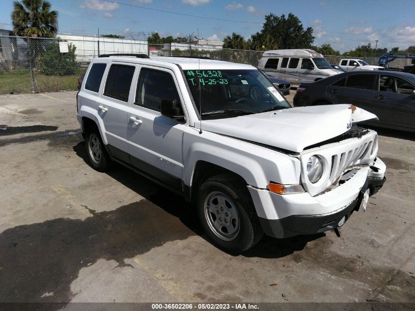 2016 Jeep Patriot Sport VIN: 1C4NJPBA9GD553332 Lot: 36502206