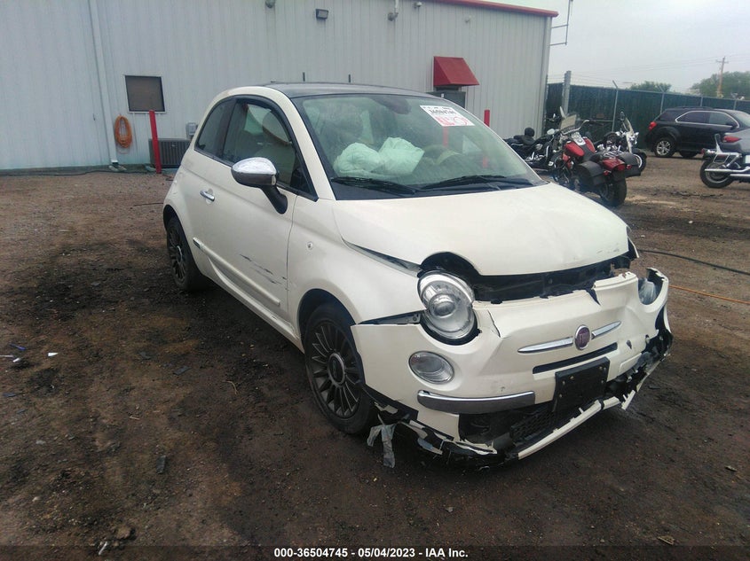 2012 Fiat 500 Lounge VIN: 3C3CFFCRXCT366469 Lot: 36504745