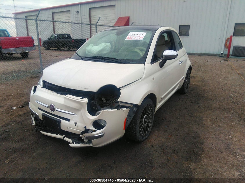2012 Fiat 500 Lounge VIN: 3C3CFFCRXCT366469 Lot: 36504745