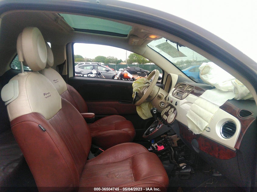 2012 Fiat 500 Lounge VIN: 3C3CFFCRXCT366469 Lot: 36504745